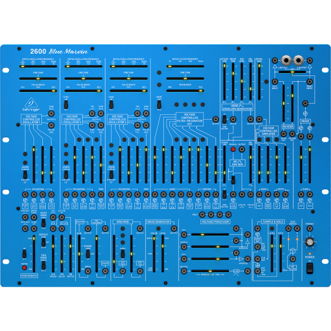 Аналоговый синтезатор BEHRINGER 2600 BLUE MARVIN A155179