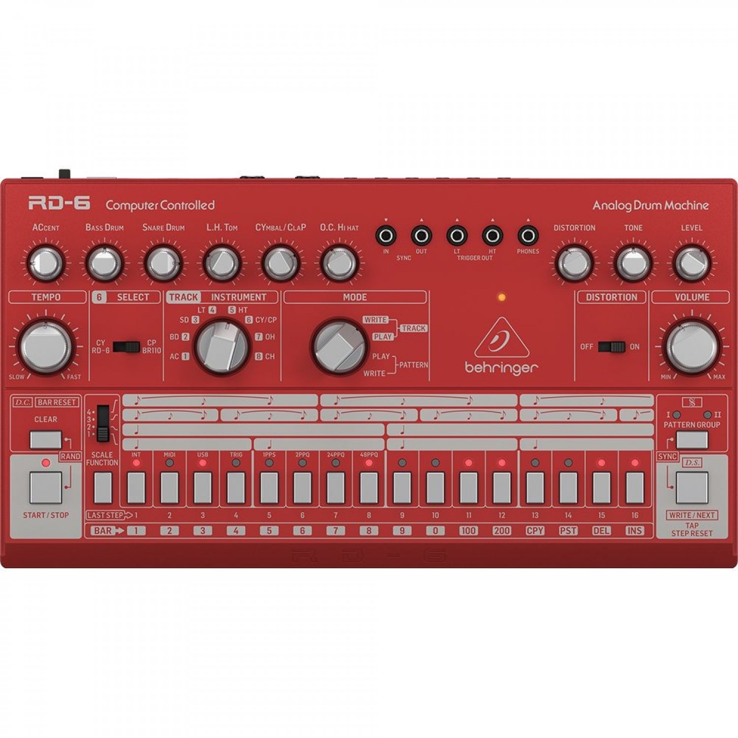 BEHRINGER RD-6-RD A127385. Купить Драм-машина на Официальном Сайте  BEHRINGER в России.