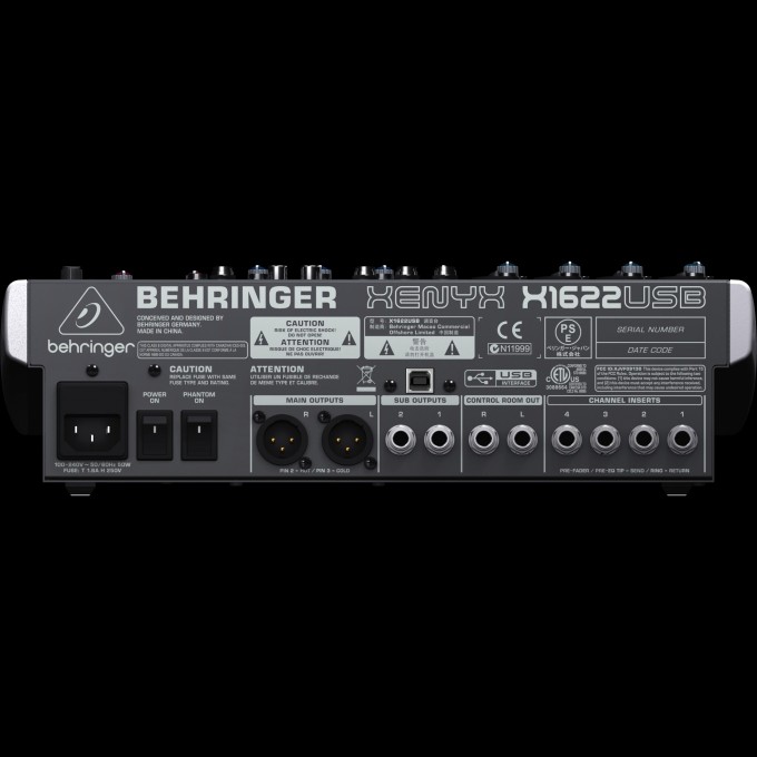 BEHRINGER XENYX X1622USB A042006. Купить Микшерный пульт на Официальном ...