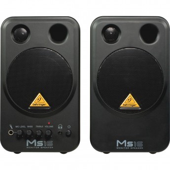 Мониторная система BEHRINGER MS16 2-полосная 4'' 2 х 16 Вт