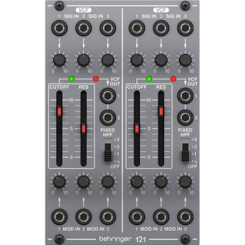 Управляемый напряжением фильтр BEHRINGER 121 DUAL VCF Управляемый напряжением фильтр BEHRINGER 121 DUAL VCF